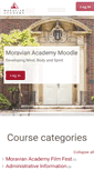 Mobile Screenshot of moravianacademy.mrooms.org
